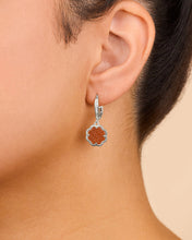 Load image into Gallery viewer, Rose Petal Short Drop Earrings