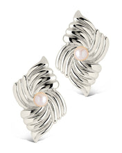 Load image into Gallery viewer, Fantaise Pearl Statement Stud Earrings