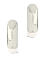 Load image into Gallery viewer, Sterling Silver Micki Pearl Drop Stud Earrings