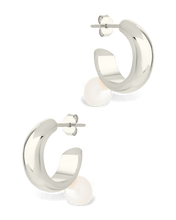 Load image into Gallery viewer, Sterling Silver Micki Pearl Drop Stud Earrings