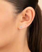 Load image into Gallery viewer, Sterling Silver Everyday Essential CZ Studs