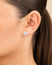 Load image into Gallery viewer, Sterling Silver Everyday Essential CZ Studs