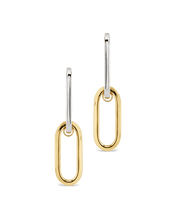 Load image into Gallery viewer, Doreen Mixed Metal Oval Drops