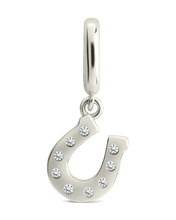 Load image into Gallery viewer, Sterling Silver Horseshoe Charm