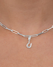 Load image into Gallery viewer, Sterling Silver Horseshoe Charm