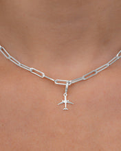 Load image into Gallery viewer, Sterling Silver Airplane Charm