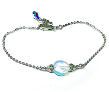 Load image into Gallery viewer, Opalite opal sparkle bracelet, opal and rhinestone bracelet