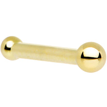 Load image into Gallery viewer, Solid 14K Yellow Gold 1.5mm Ball Nose Ring