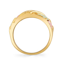 Load image into Gallery viewer, Three Diamond - Black Hills Gold Ladies Ring