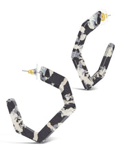 Load image into Gallery viewer, Resin Hex Hoops
