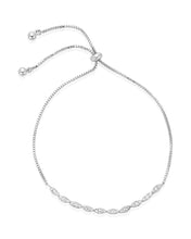 Load image into Gallery viewer, Marquise Cut CZ Slider Bracelet