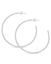 Load image into Gallery viewer, Rope Twist Hoops