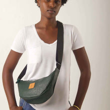 Load image into Gallery viewer, Round Mini Vegan Leather Crossbody Shoulder Bag