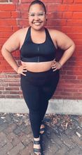 Load image into Gallery viewer, Hero Front‑Closure Sports Bra - Black - DON GREAT