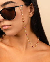Load image into Gallery viewer, Multicolor Beaded Station Sunglass Chain
