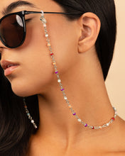 Load image into Gallery viewer, Multicolor Beaded Station Sunglass Chain