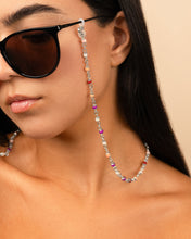 Load image into Gallery viewer, Multicolor Beaded Station Sunglass Chain