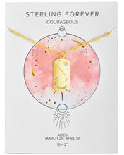 Load image into Gallery viewer, CZ Constellation Dog Tag Pendant Necklace