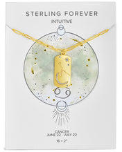 Load image into Gallery viewer, CZ Constellation Dog Tag Pendant Necklace