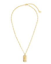 Load image into Gallery viewer, CZ Constellation Dog Tag Pendant Necklace