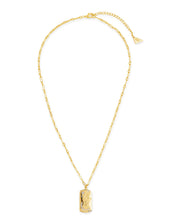 Load image into Gallery viewer, CZ Constellation Dog Tag Pendant Necklace