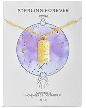 Load image into Gallery viewer, CZ Constellation Dog Tag Pendant Necklace
