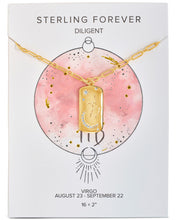 Load image into Gallery viewer, CZ Constellation Dog Tag Pendant Necklace