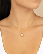 Load image into Gallery viewer, Etta CZ & Pearl Pendant Necklace