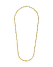 Load image into Gallery viewer, Helene Bezel CZ Tennis Necklace
