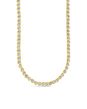Load image into Gallery viewer, Helene Bezel CZ Tennis Necklace