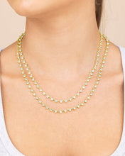 Load image into Gallery viewer, Brigid Staggered CZ Tennis Necklace