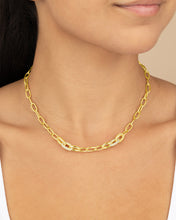Load image into Gallery viewer, Samar CZ-Encrusted Chain Link Necklace