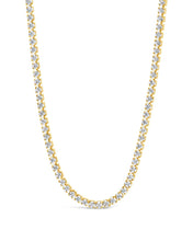 Load image into Gallery viewer, Dani Chain & CZ Tennis Necklace