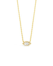 Load image into Gallery viewer, Jamie CZ Evil Eye Pendant Necklace