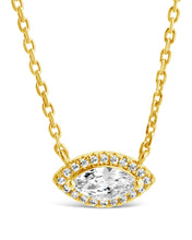 Load image into Gallery viewer, Jamie CZ Evil Eye Pendant Necklace