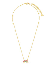 Load image into Gallery viewer, Rainbow CZ Pendant Necklace