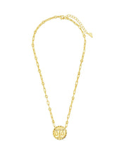 Load image into Gallery viewer, Bold CZ Zodiac Link Pendant Necklace