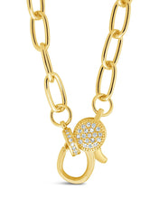 Load image into Gallery viewer, Tay Moonstone Charm & Chain Necklace