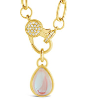 Load image into Gallery viewer, Tay Moonstone Charm & Chain Necklace