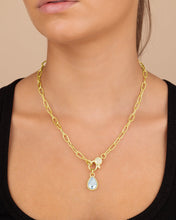 Load image into Gallery viewer, Tay Moonstone Charm & Chain Necklace