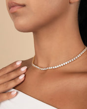 Load image into Gallery viewer, Jadon Adjustable CZ Tennis Necklace