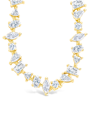 Load image into Gallery viewer, Ellery Adjustable CZ Tennis Necklace