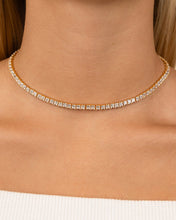 Load image into Gallery viewer, Brette Adjustable CZ Tennis Necklace