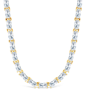 Load image into Gallery viewer, Blanche Adjustable CZ Tennis Necklace
