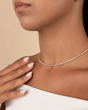 Load image into Gallery viewer, Mirabell Adjustable CZ Tennis Necklace