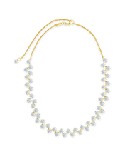 Load image into Gallery viewer, Carson Adjustable CZ Tennis Bolo Necklace