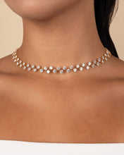 Load image into Gallery viewer, Carson Adjustable CZ Tennis Bolo Necklace