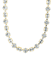 Load image into Gallery viewer, Kite Cut Tennis Necklace