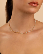 Load image into Gallery viewer, Elongated Hexagon Cut Tennis Necklace