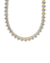 Load image into Gallery viewer, Trishna Noor Drop Tennis Necklace